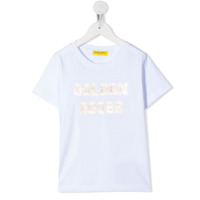 Golden Goose Kids Camiseta com estampa de logo - Branco
