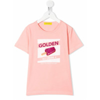 Golden Goose Kids Camiseta Golden Ice Cream - Rosa