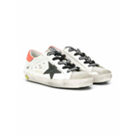 Golden Goose Kids Tênis cano baixo Superstar - Branco