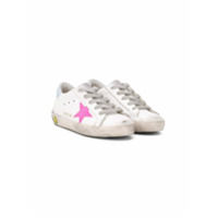 Golden Goose Kids Tênis Superstar com cadarço - Branco