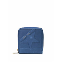 Golden Goose star motif zip-around wallet - Azul