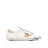 Golden Goose star print low top sneakers - Branco