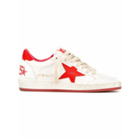 Golden Goose Tênis Ball Star de couro - Branco