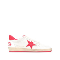 Golden Goose Tênis Ball Star de couro - Branco