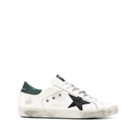 Golden Goose Tênis cano baixo com destroyed - Branco