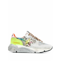 Golden Goose Tênis cano baixo Running Sole - Cinza