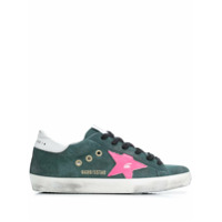 Golden Goose Tênis cano baixo Superstar - Verde