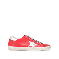 Golden Goose Tênis cano baixo Superstar - Vermelho