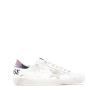Golden Goose Tênis com estampa de logo Superstar - Branco