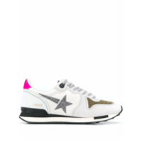 Golden Goose Tênis de corrida com brilho - Branco