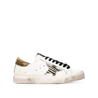 Golden Goose Tênis 'May' de couro com cadarço - Branco