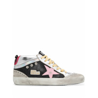 Golden Goose Tênis Mid Star com cadarço - Neutro