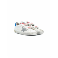 Golden Goose Tênis Old School com velcro - Branco