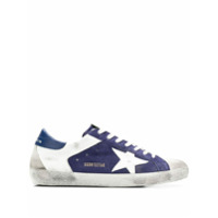 Golden Goose Tênis 'Super Star' de couro - Azul
