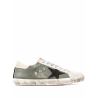 Golden Goose Tênis Super Star de couro - Verde