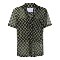 Goodfight Camisa mangas curtas com estampa geométrica - Preto