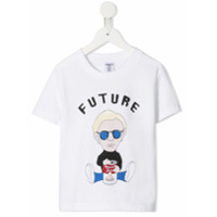 Ground Zero Camiseta com estampa Future - Branco