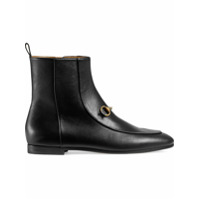 Gucci Ankle boot 'Gucci Jordaan' de couro - Preto