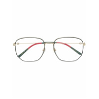 Gucci Eyewear Armação de óculos geométrico - Preto