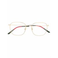 Gucci Eyewear Armação de óculos quadrada GG0681O - Dourado
