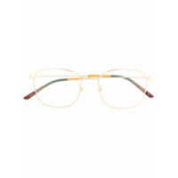 Gucci Eyewear Armação de óculos quadrada - Metálico