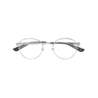 Gucci Eyewear Armação de óculos redonda - Metálico