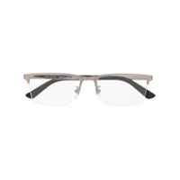 Gucci Eyewear Armação de óculos retangular - Prateado