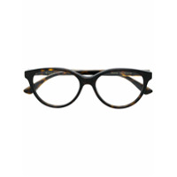 Gucci Eyewear Armação de óculos tartaruga - Marrom
