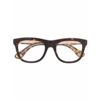 Gucci Eyewear Armação de óculos tartaruga - Marrom