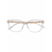 Gucci Eyewear Armação de óculos translúcida - Neutro
