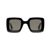 Gucci Eyewear Interlocking G square-frame sunglasses - Preto