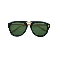 Gucci Eyewear Óculos de sol arredondado - Preto