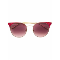 Gucci Eyewear Óculos de sol arredondado - Vermelho