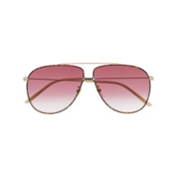 Gucci Eyewear Óculos de sol aviador - Dourado