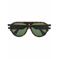 Gucci Eyewear Óculos de sol aviador GG0665S - Marrom