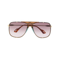 Gucci Eyewear Óculos de sol aviador - Marrom