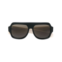 Gucci Eyewear Óculos de sol com contraste - Preto