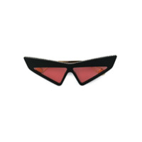 Gucci Eyewear Óculos de sol com tachas - Preto