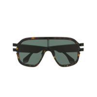 Gucci Eyewear Óculos de sol máscara - Marrom