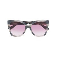 Gucci Eyewear Óculos de sol oversized - Cinza