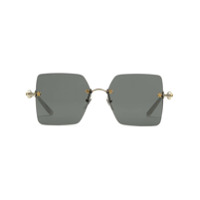 Gucci Eyewear Óculos de sol quadrado cinza