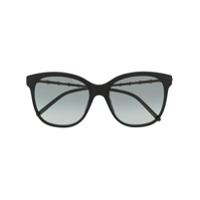 Gucci Eyewear Óculos de sol quadrado com efeito de bambu - Preto