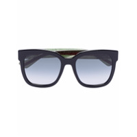Gucci Eyewear Óculos de sol quadrado degradê - Preto