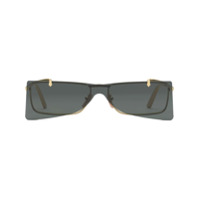 Gucci Eyewear Óculos de sol quadrado - Dourado