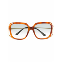 Gucci Eyewear Óculos de sol quadrado GG0647S003 003 - Marrom