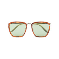 Gucci Eyewear Óculos de sol quadrado Havana - Marrom