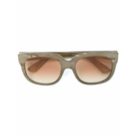 Gucci Eyewear Óculos de sol quadrado - Metálico