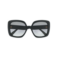 Gucci Eyewear Óculos de sol quadrado oversized - Preto