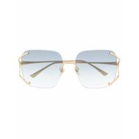 Gucci Eyewear Óculos de sol quadrado - Verde