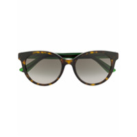 Gucci Eyewear Óculos de sol redondo GG0702SK - Verde